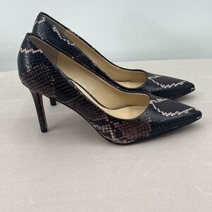 Vince Camuto Savilla Snakeskin Pattern Heels